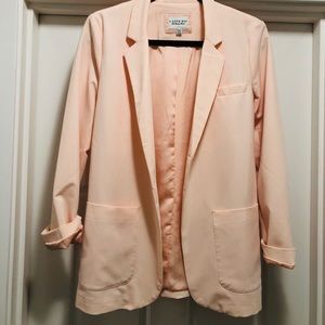 Peach Longsleeve Blazer